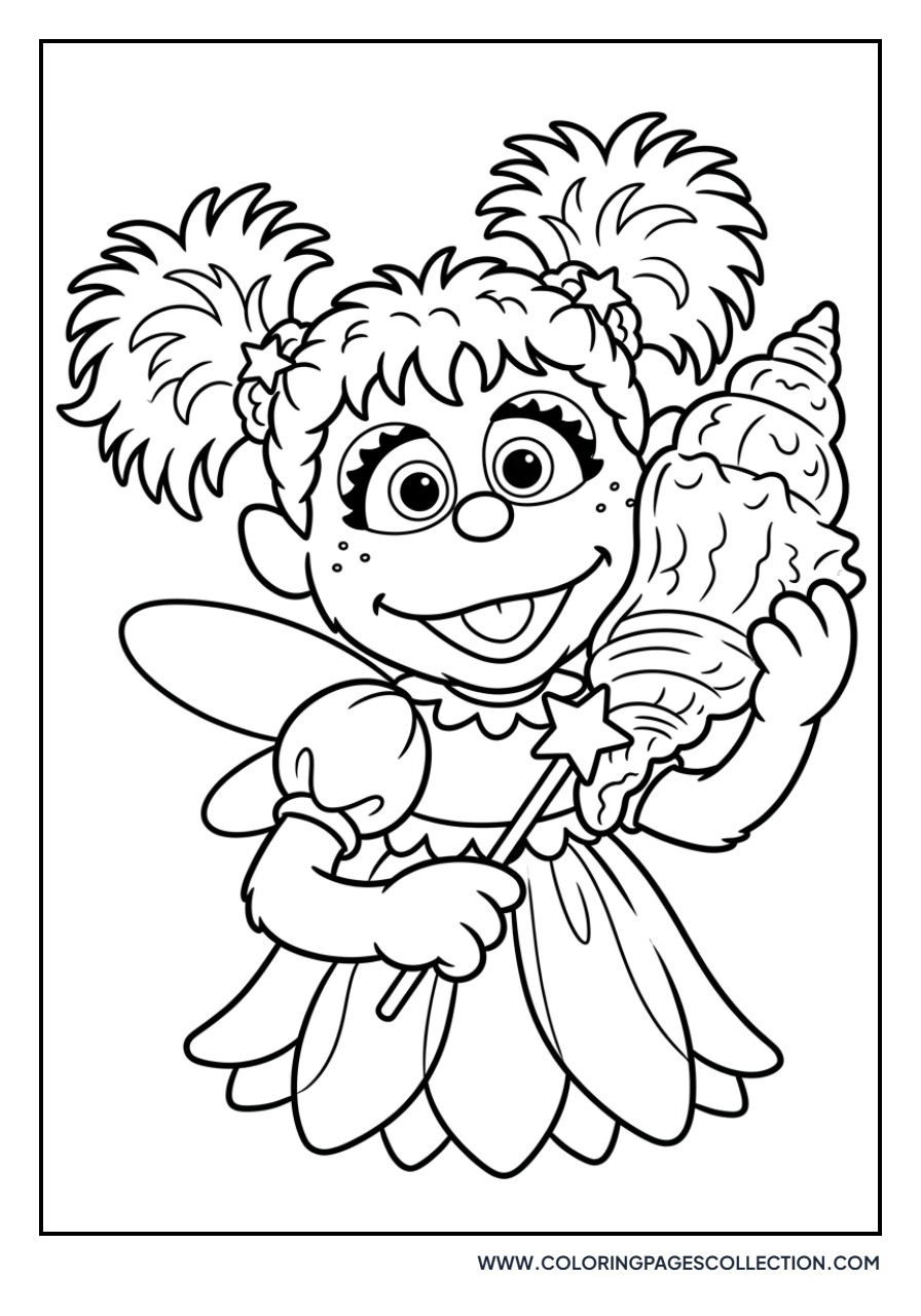 Abby Cadabby and a Shell