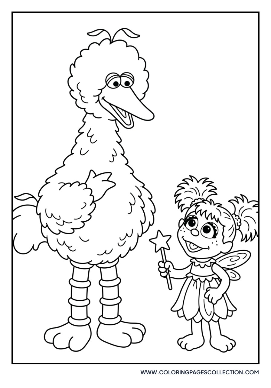 Abby Cadabby and Big Bird