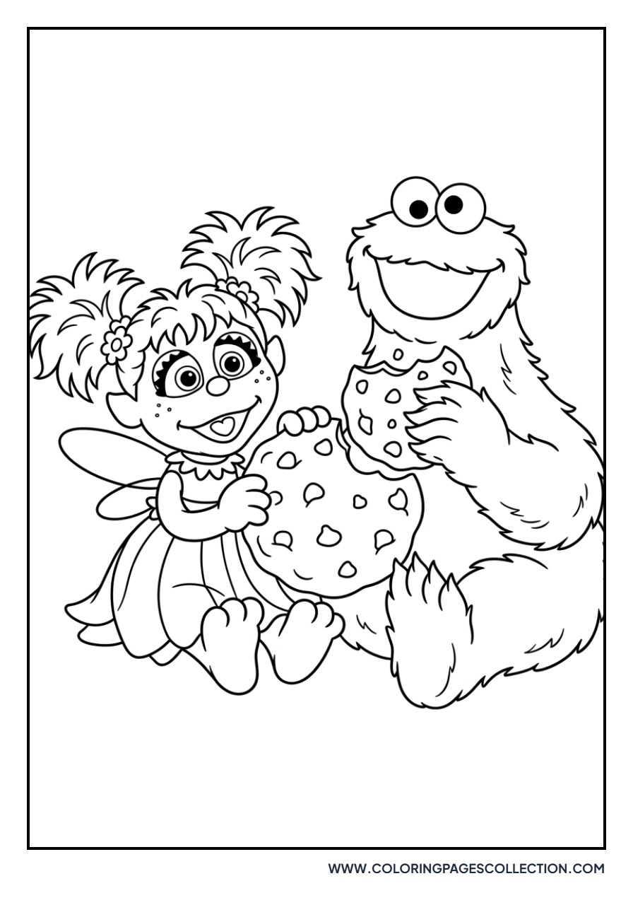 Abby Cadabby and Cookie Monster