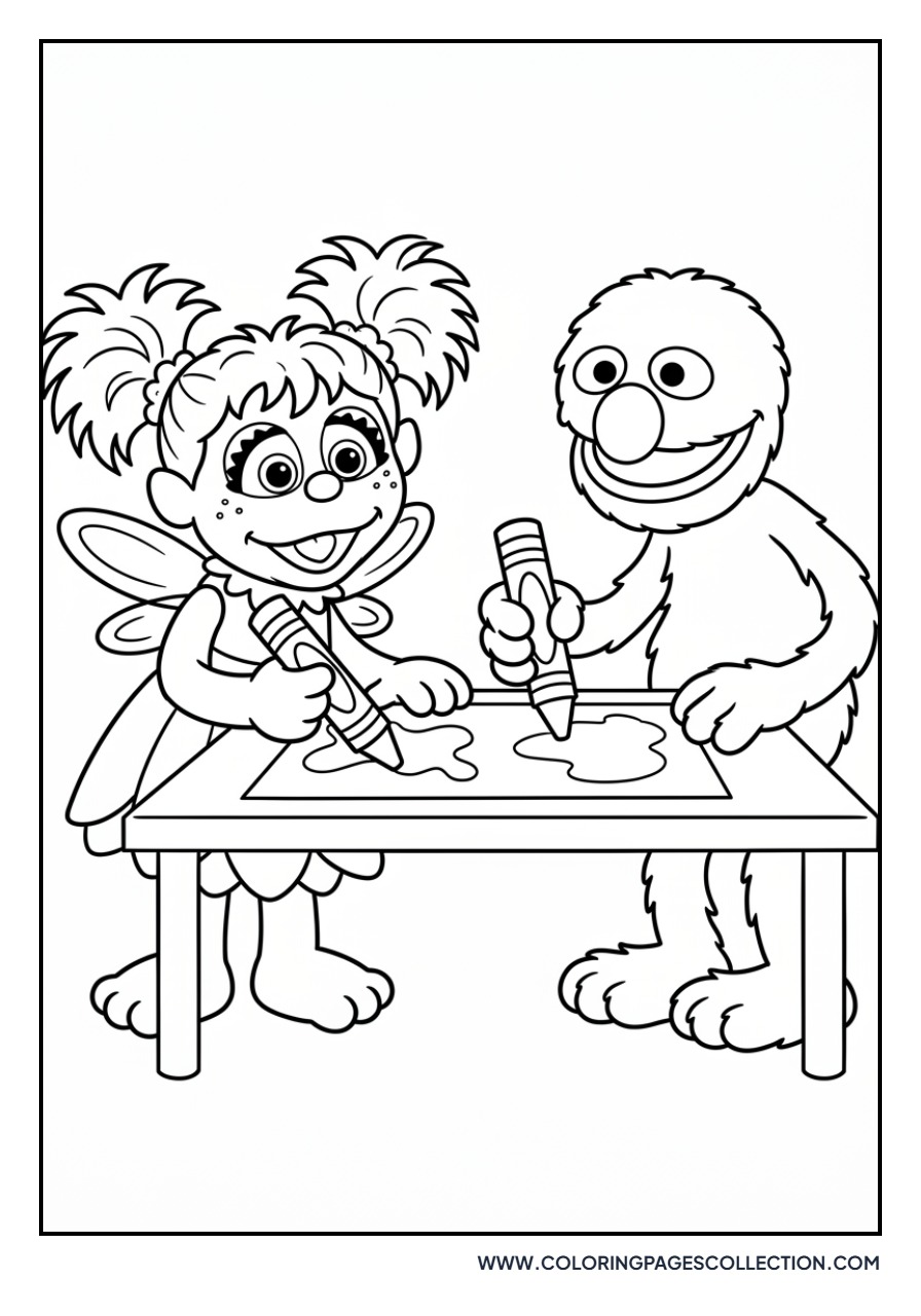 Abby Cadabby and Grover