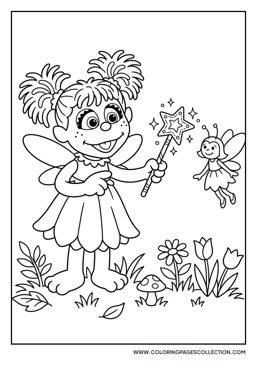 Abby Cadabby and her Fairy Friend Wand