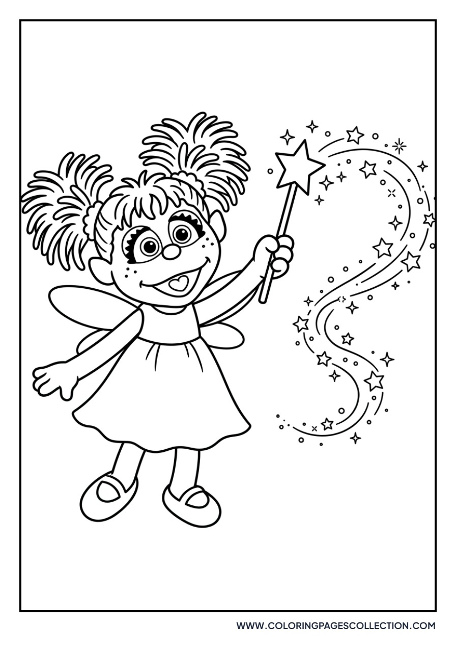 Abby Cadabby and her Wand Sparkles