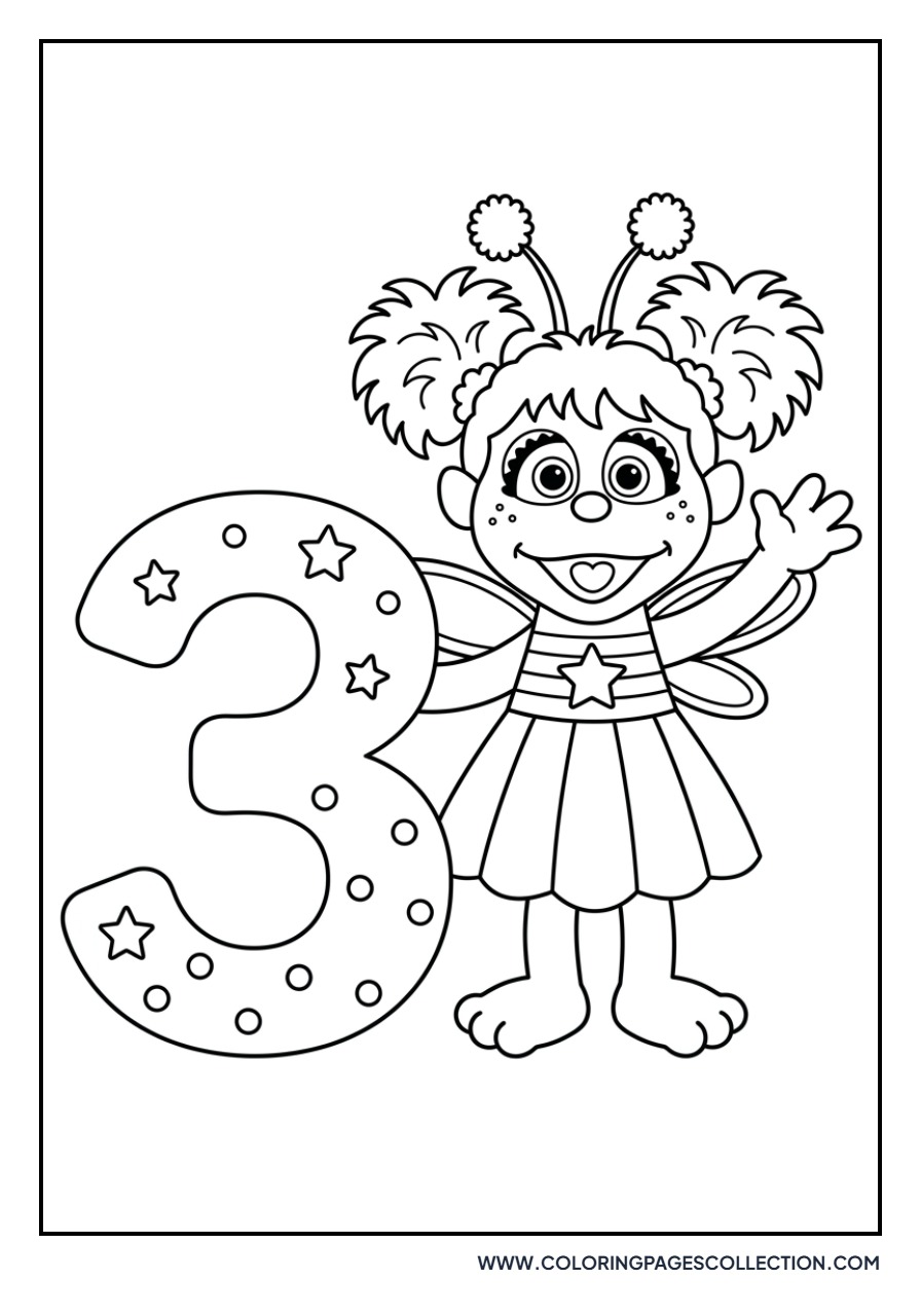 Abby Cadabby and the Number 3