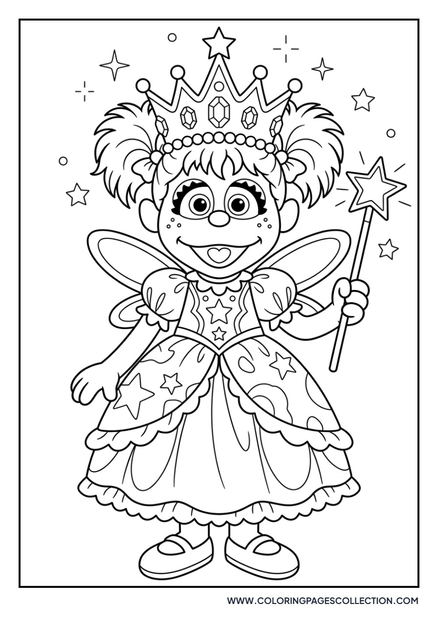 Abby Cadabby as a Queen