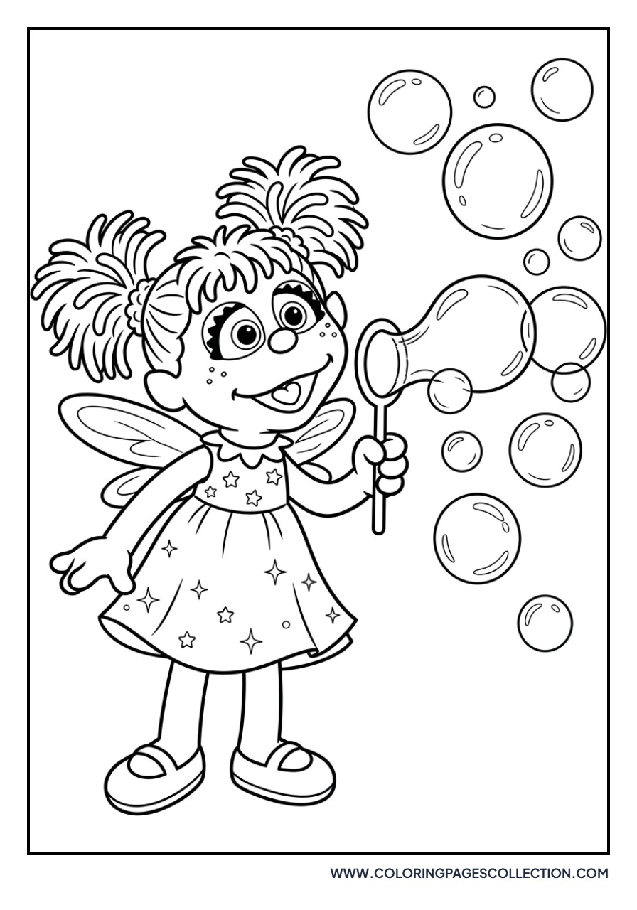 Abby Cadabby Blowing Bubbles
