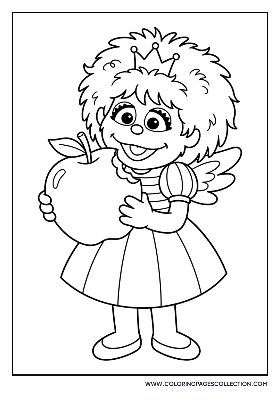 Abby Cadabby Eating an Apple