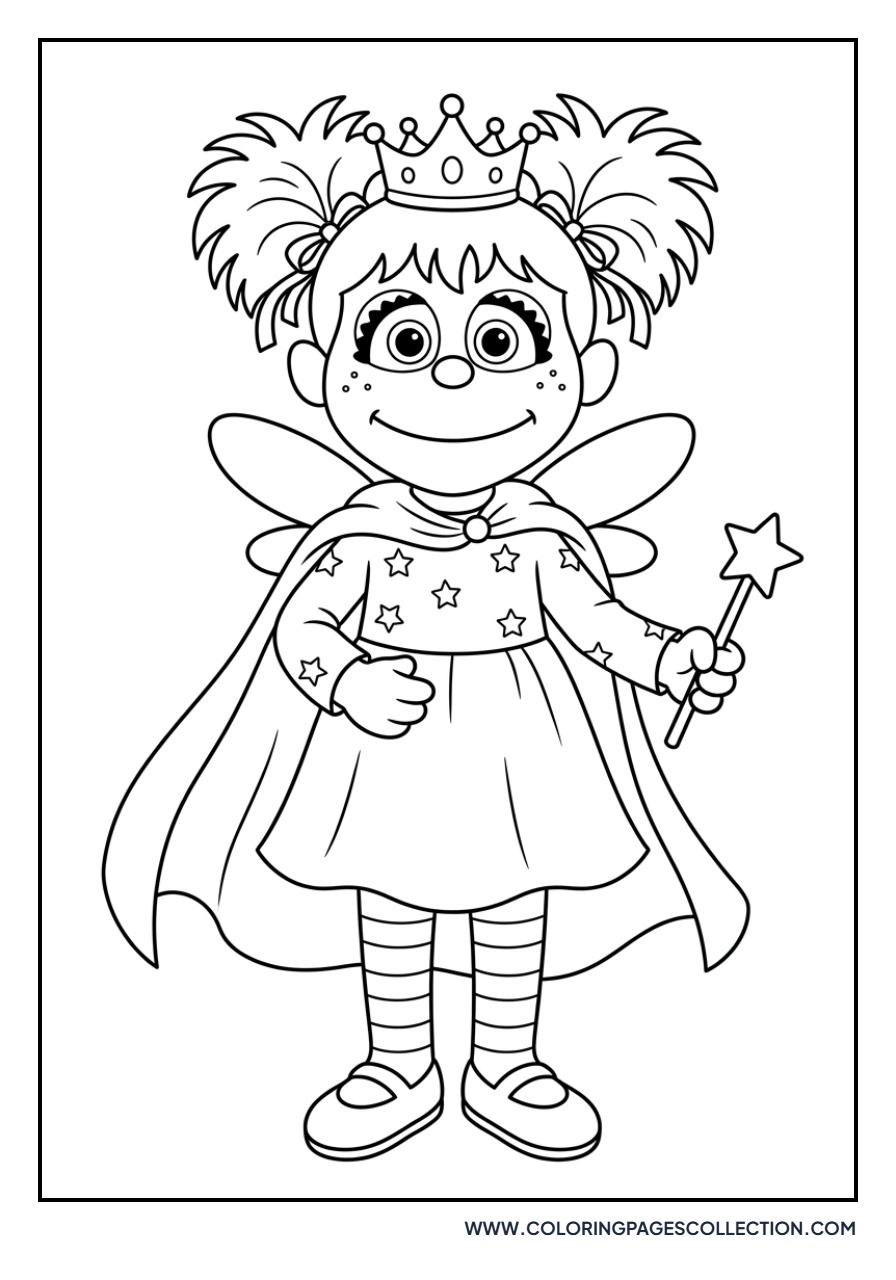 Abby Cadabby Playing Dress Up