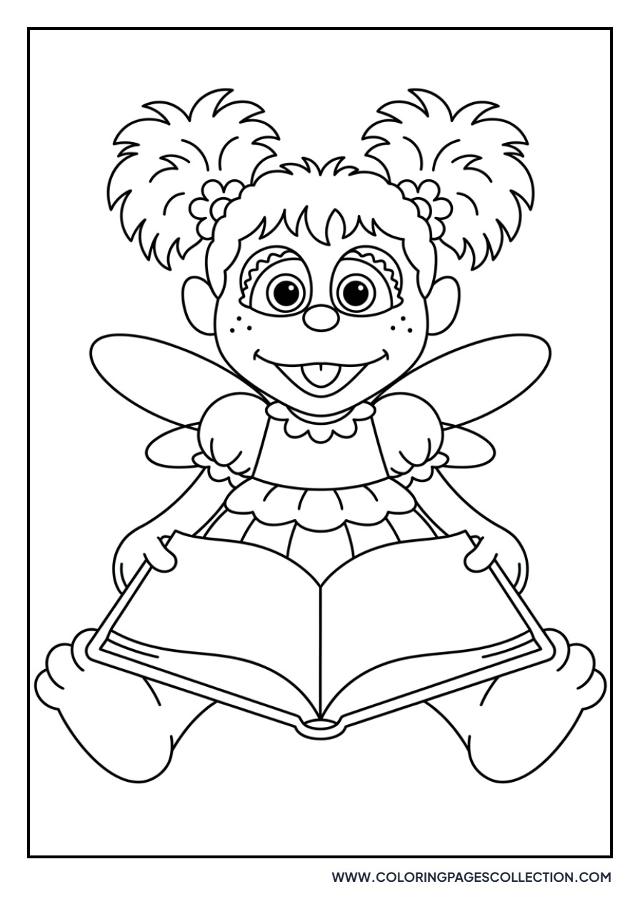 Abby Cadabby Reading a Fairy Tale