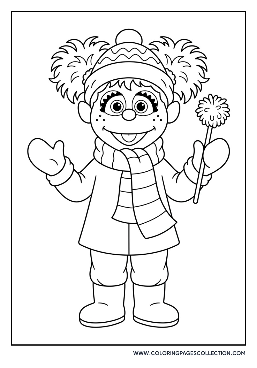 Abby Cadabby Wearing a Scarf