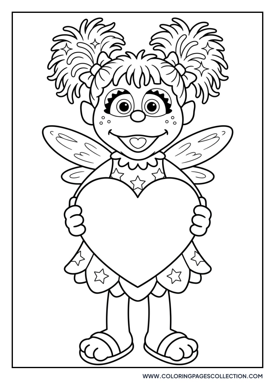 Abby Cadabby with a Heart