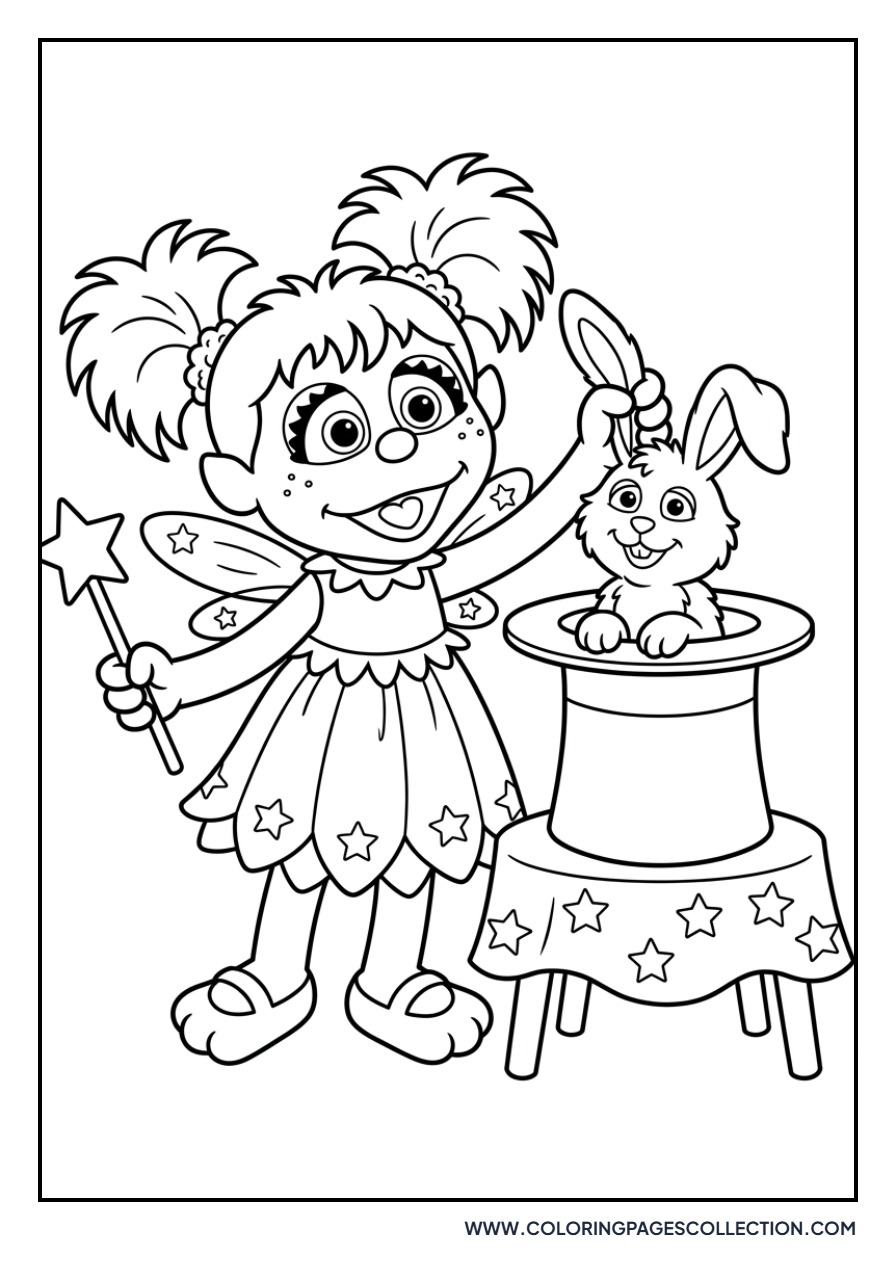 Abby Cadabby with a Magic Hat
