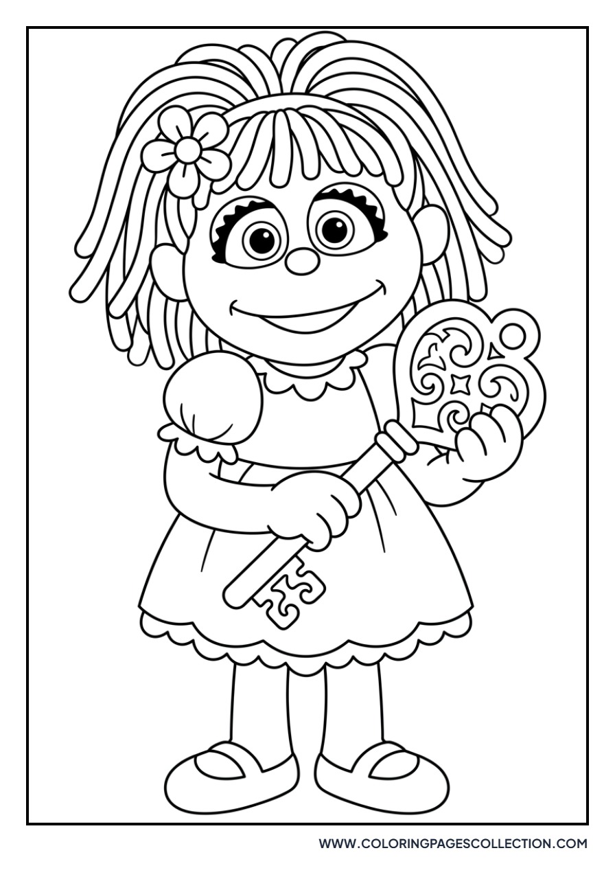Abby Cadabby with a Magic Key