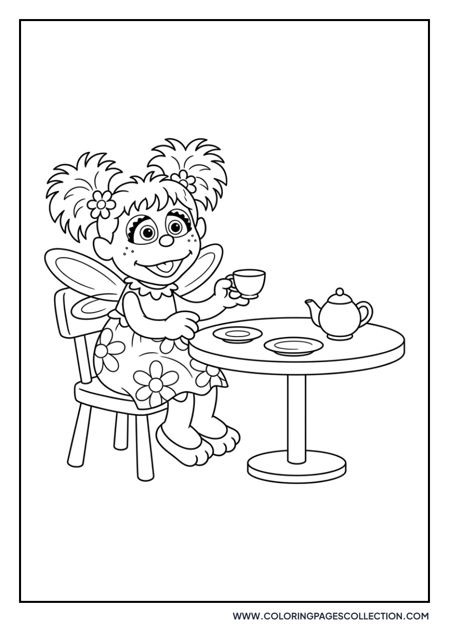 Abby Cadabby with a Teacup