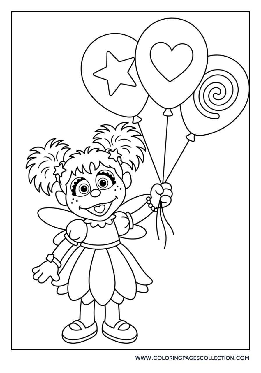 Abby Cadabby with Big Balloons