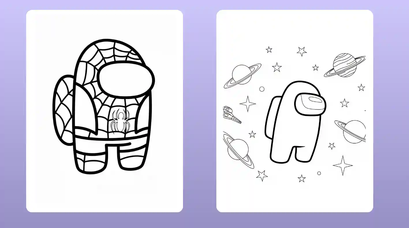 among-us coloring pages