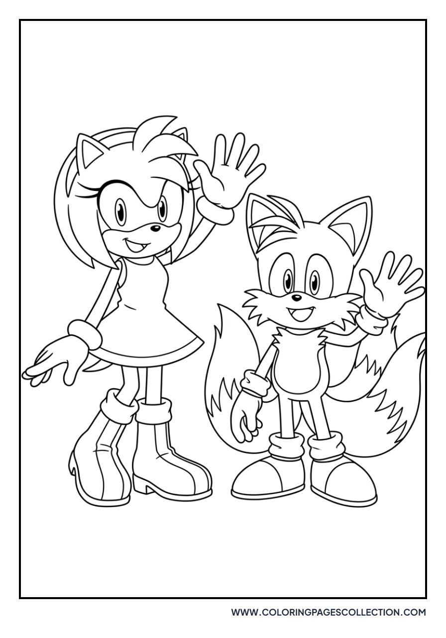 Amy Rose and Tails