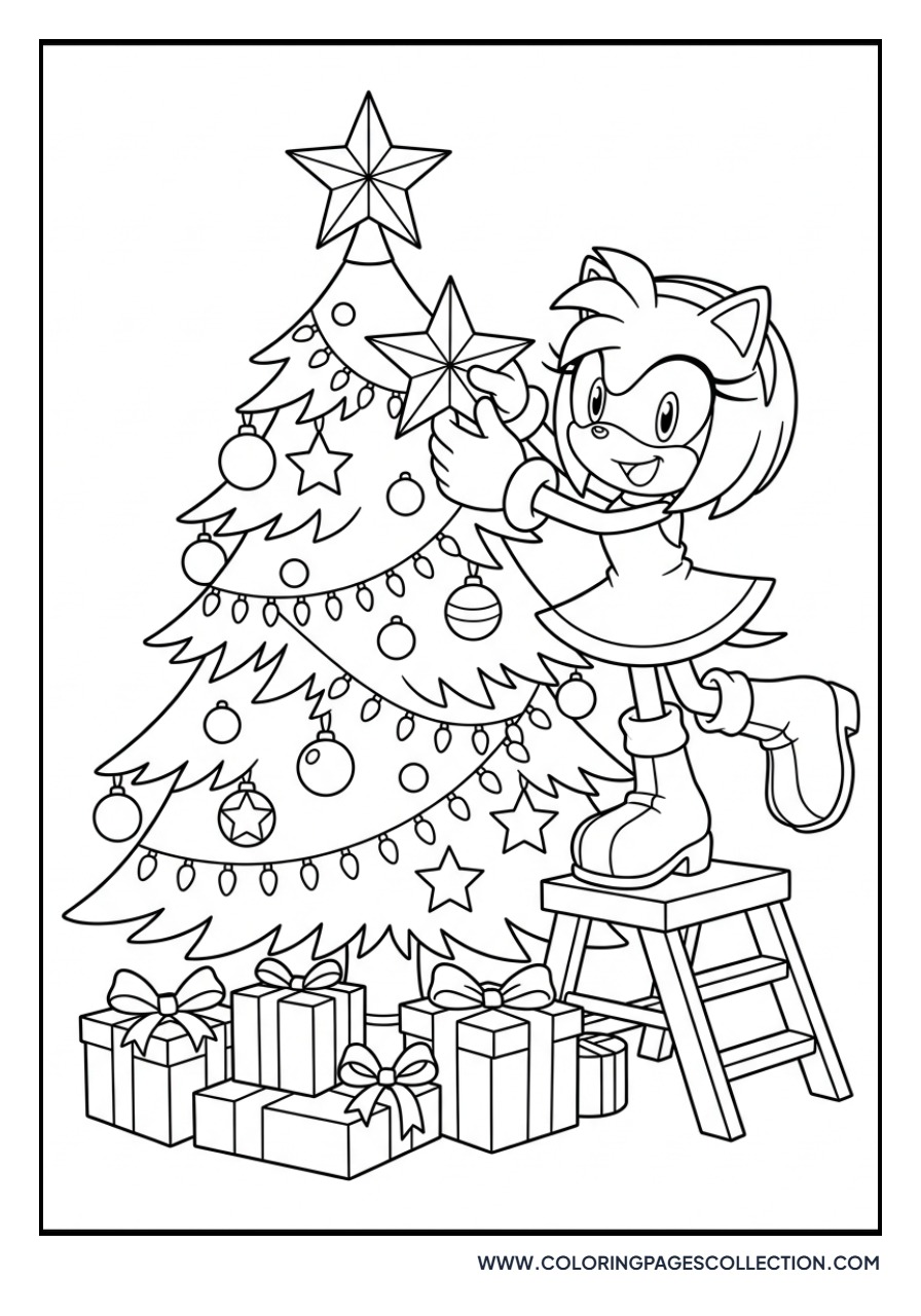 Amy Rose Christmas Tree