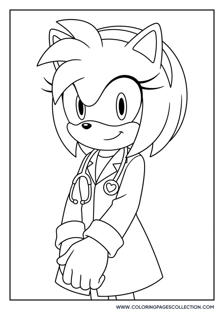 Amy Rose Doctor Outfit