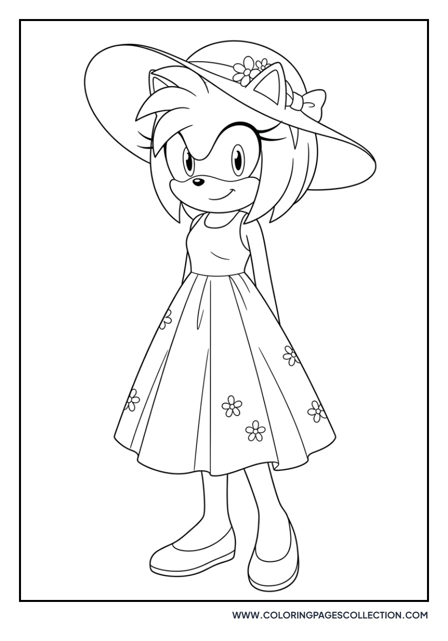 Amy Rose Garden Outfit