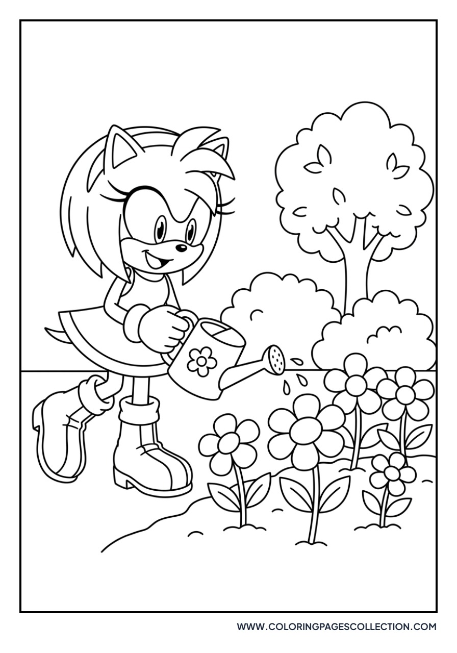 Amy Rose Gardening