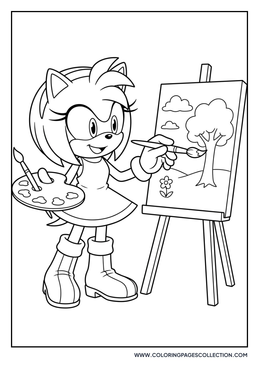 Amy Rose Painting