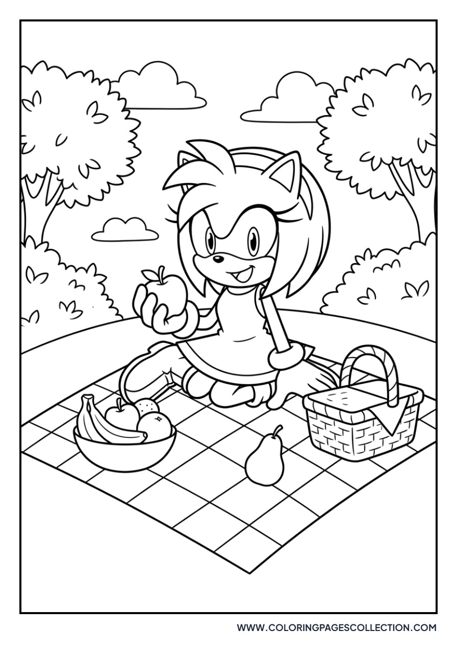 Amy Rose Picnic Time