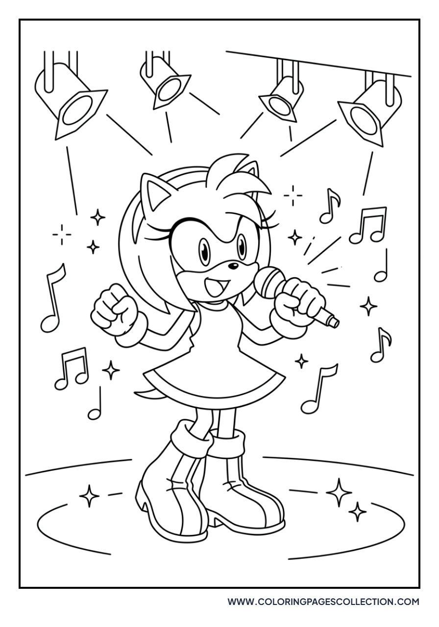 Amy Rose Singing
