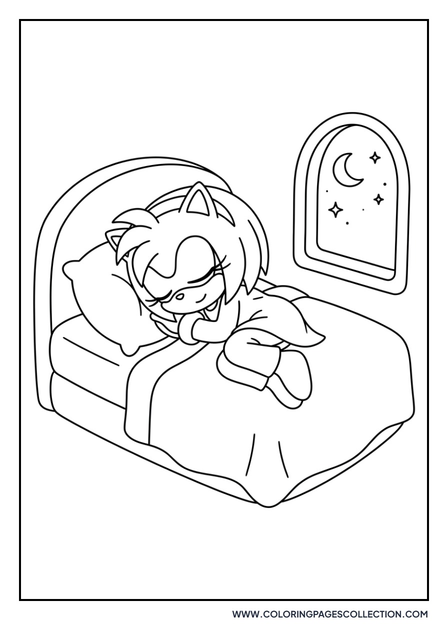 Amy Rose Sleeping