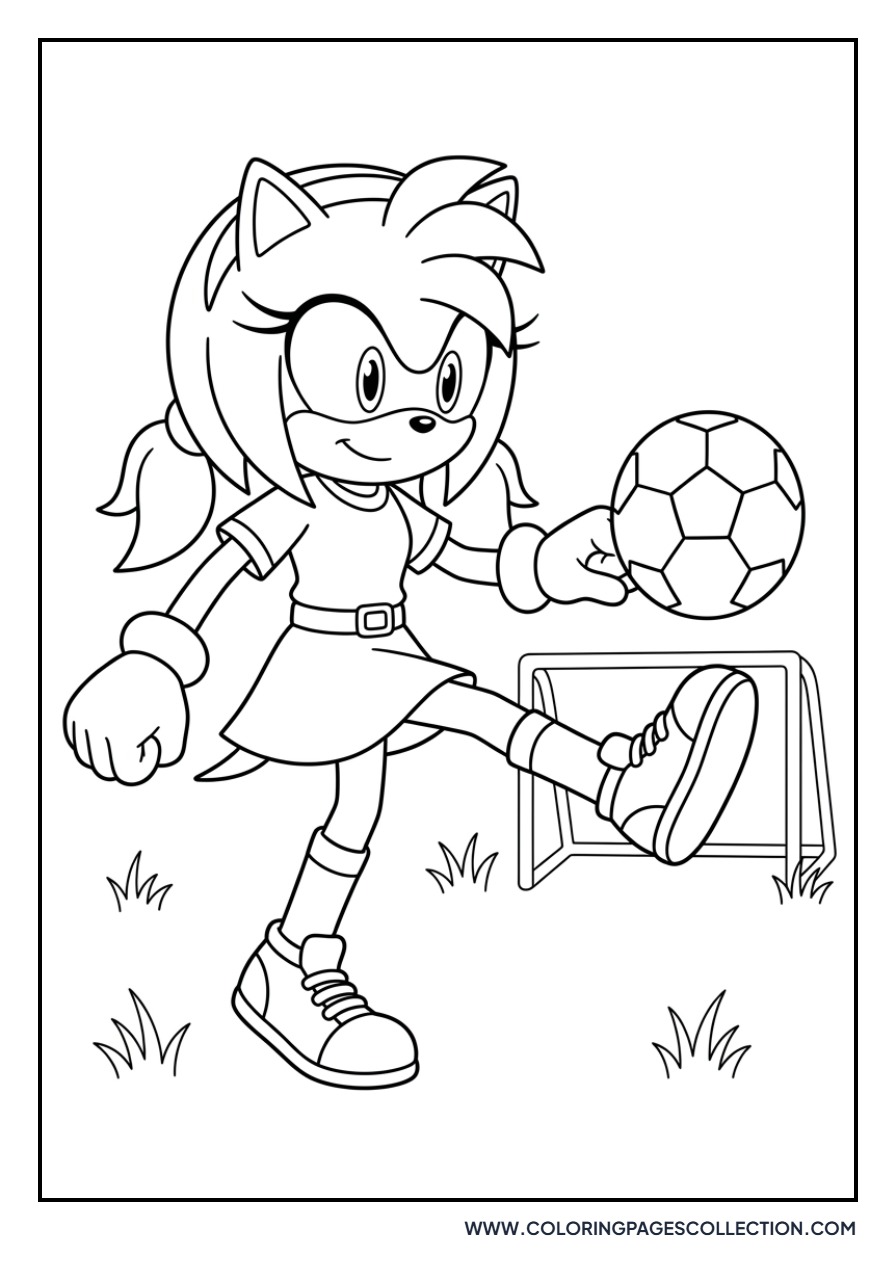 Amy Rose Soccer Player