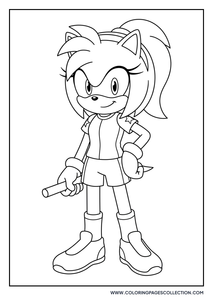 Amy Rose Sports Pose