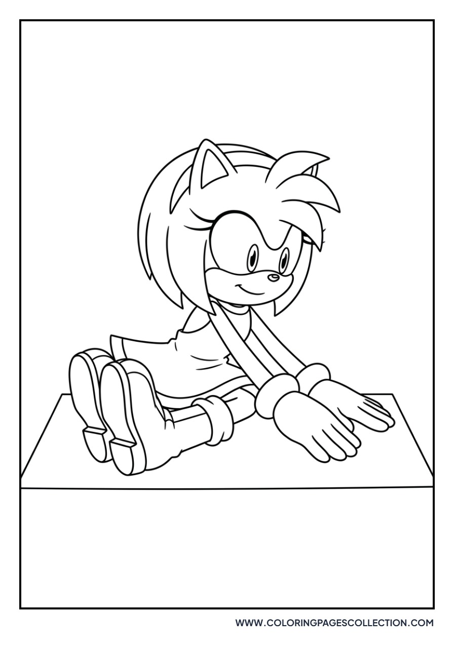 Amy Rose Yoga Pose