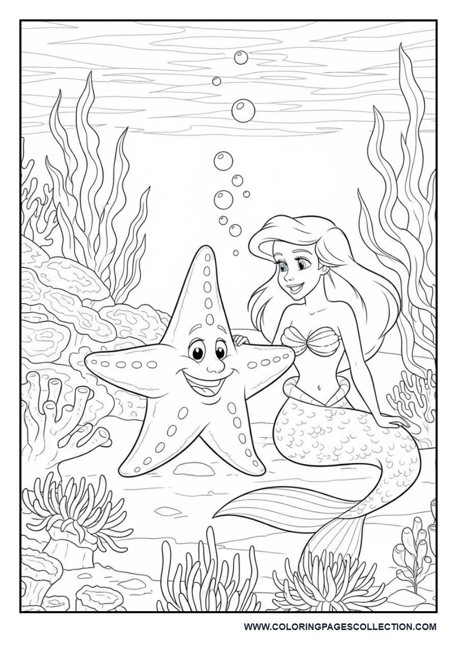 Ariel and the Giant Starfish