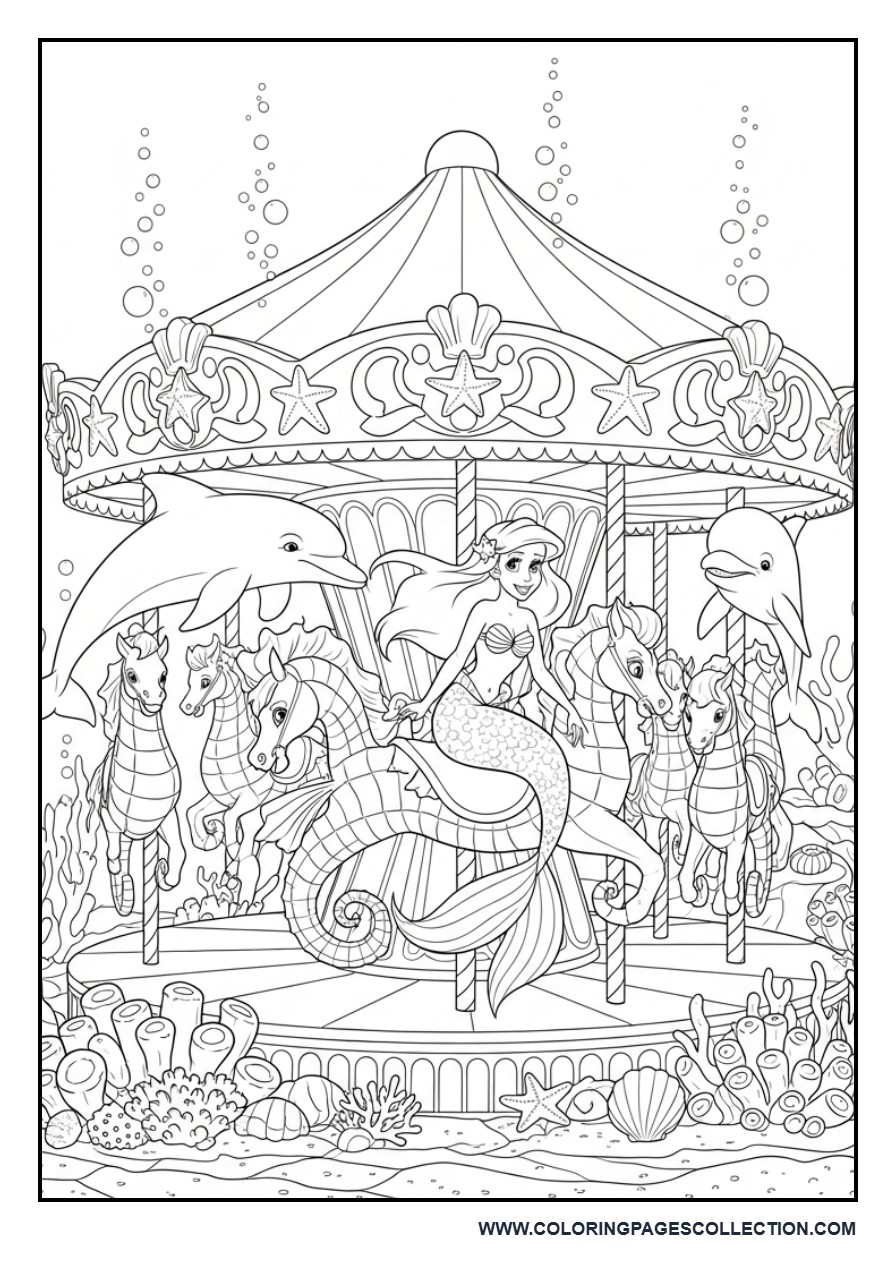 Ariel and the Ocean Carousel
