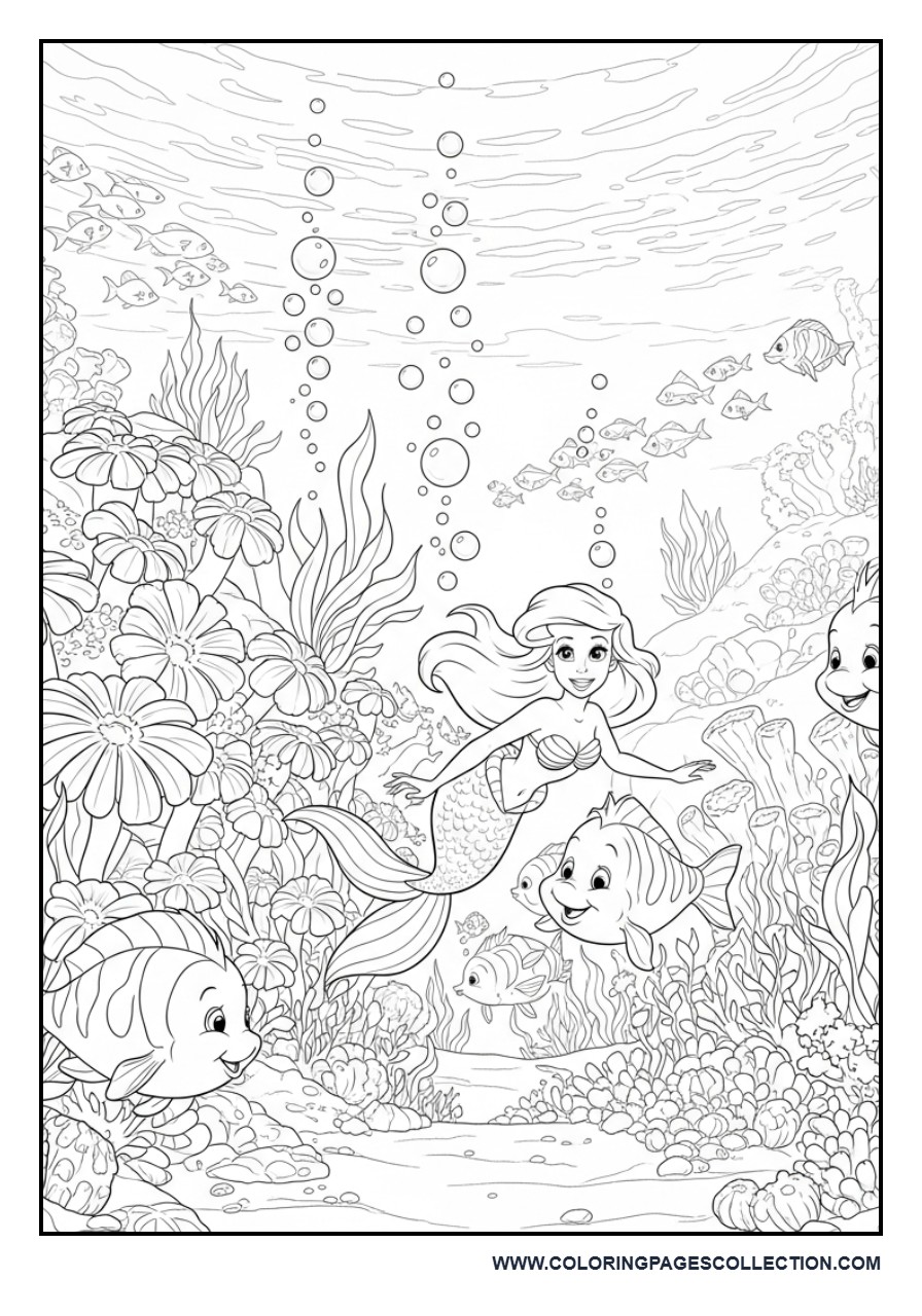 Ariel and the Ocean Garden