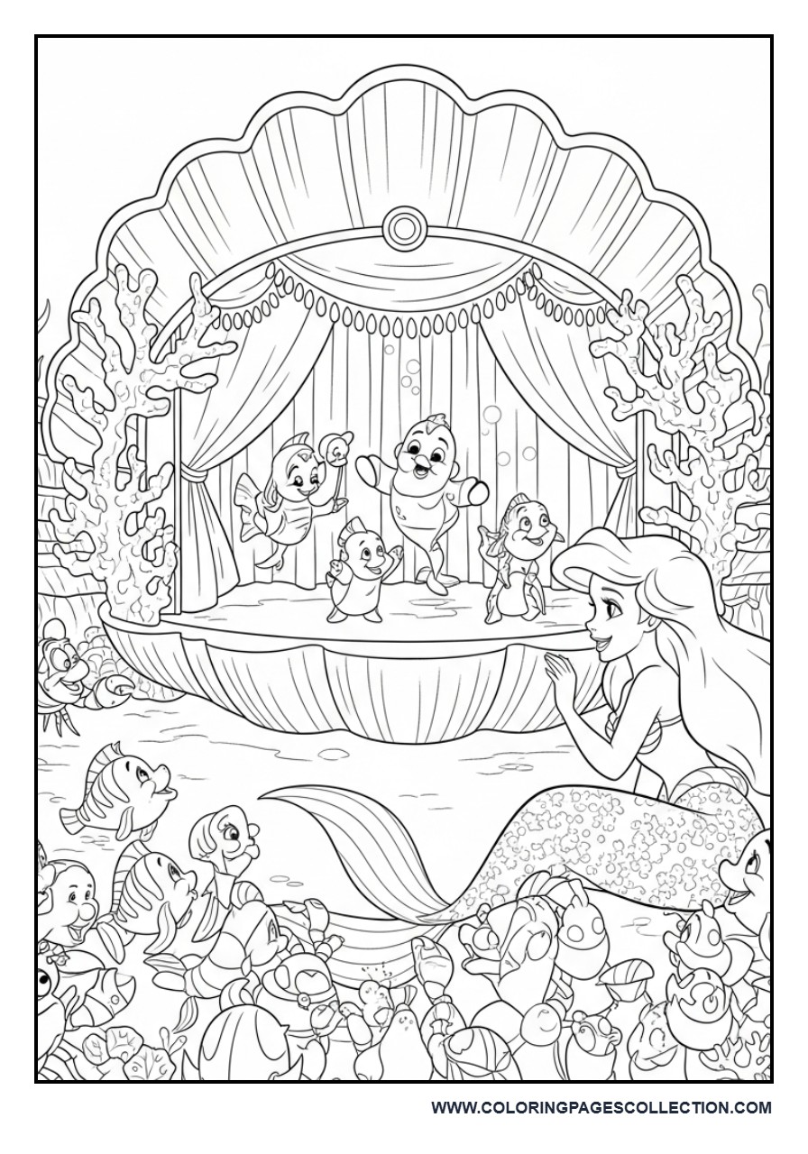 Ariel and the Ocean Puppet Show