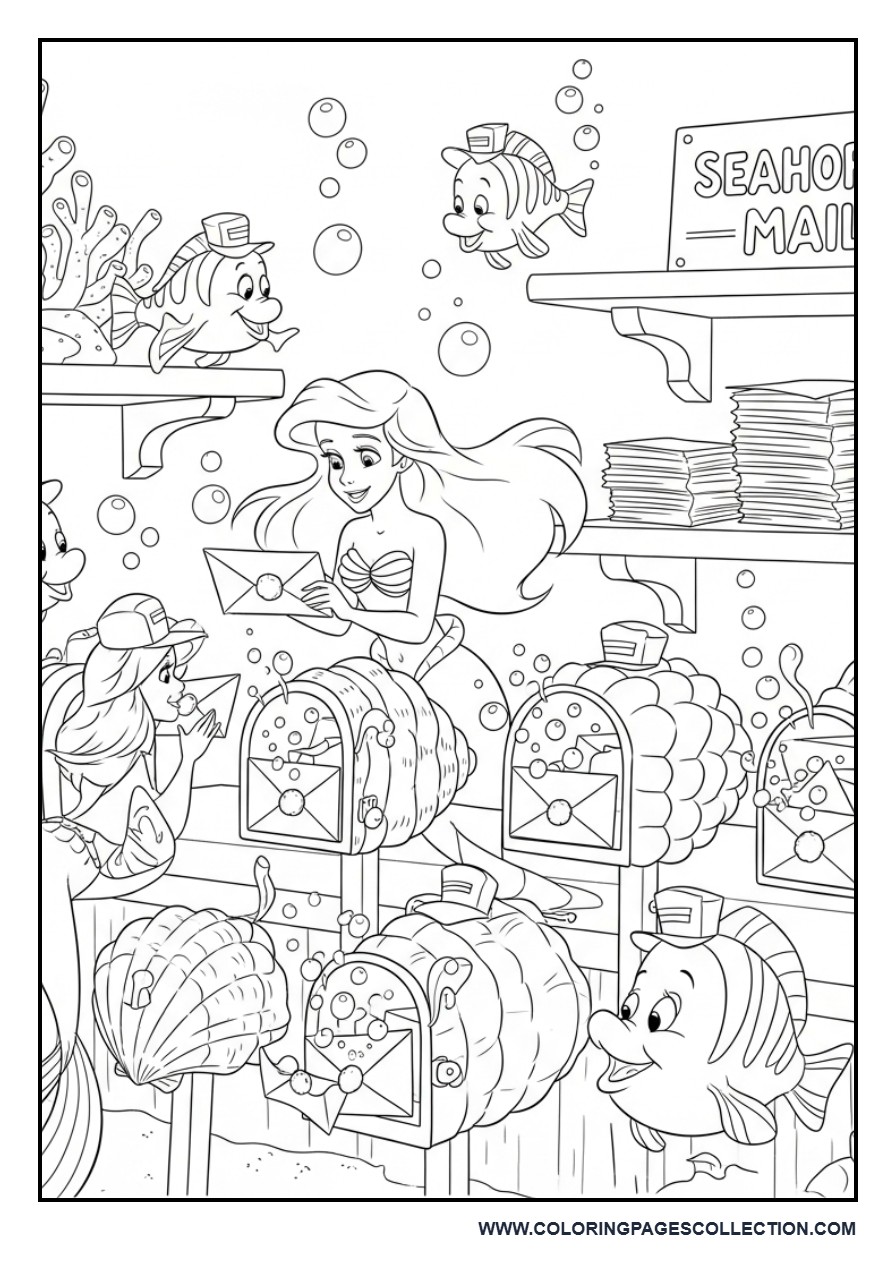 Ariel and the Underwater Post Office