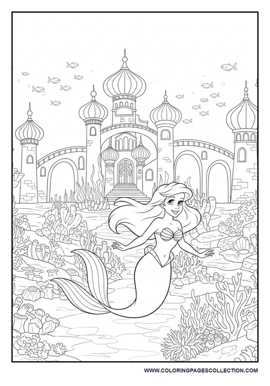 Ariel in the Mermaid Kingdom