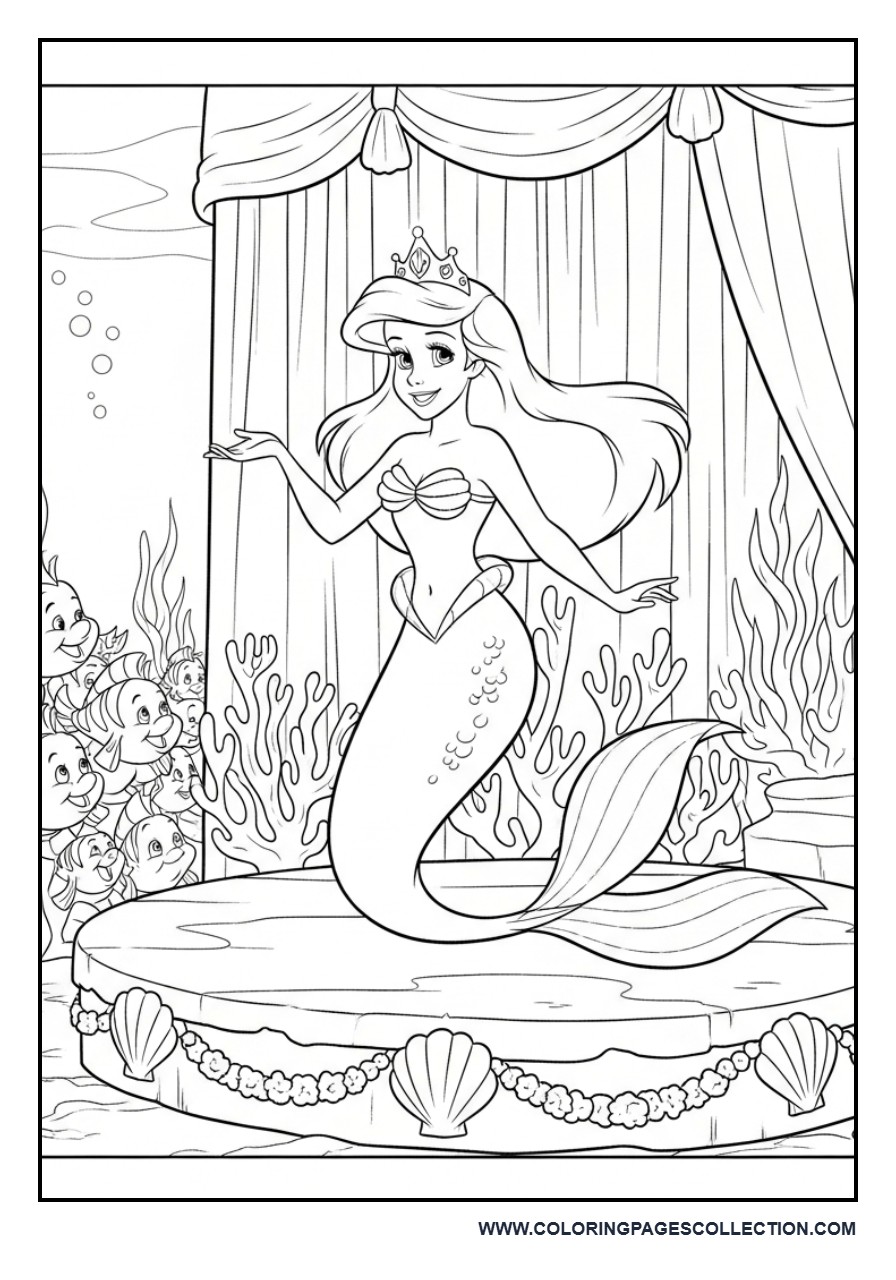 Ariel Mermaid Fashion Show