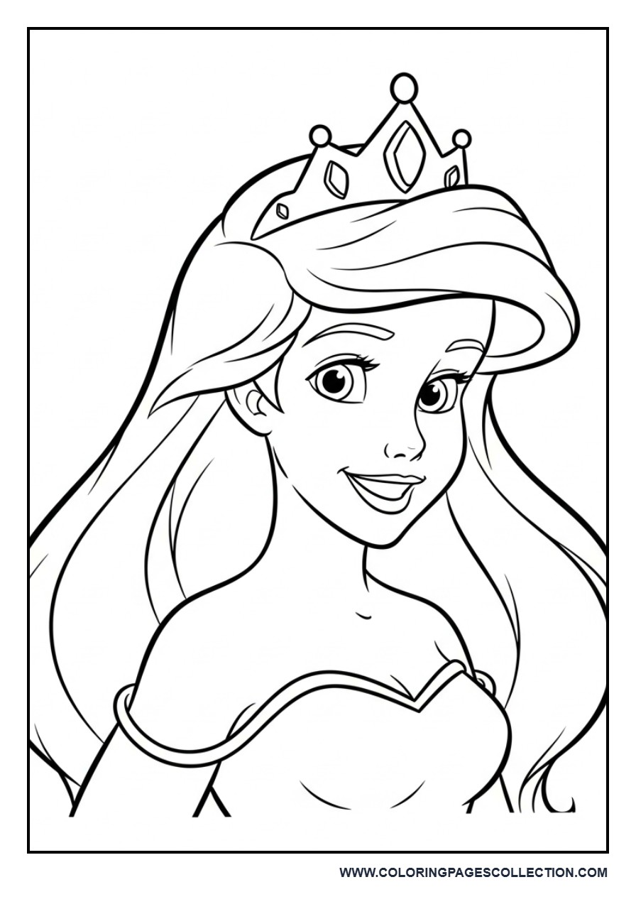 Ariel Princess Portrait