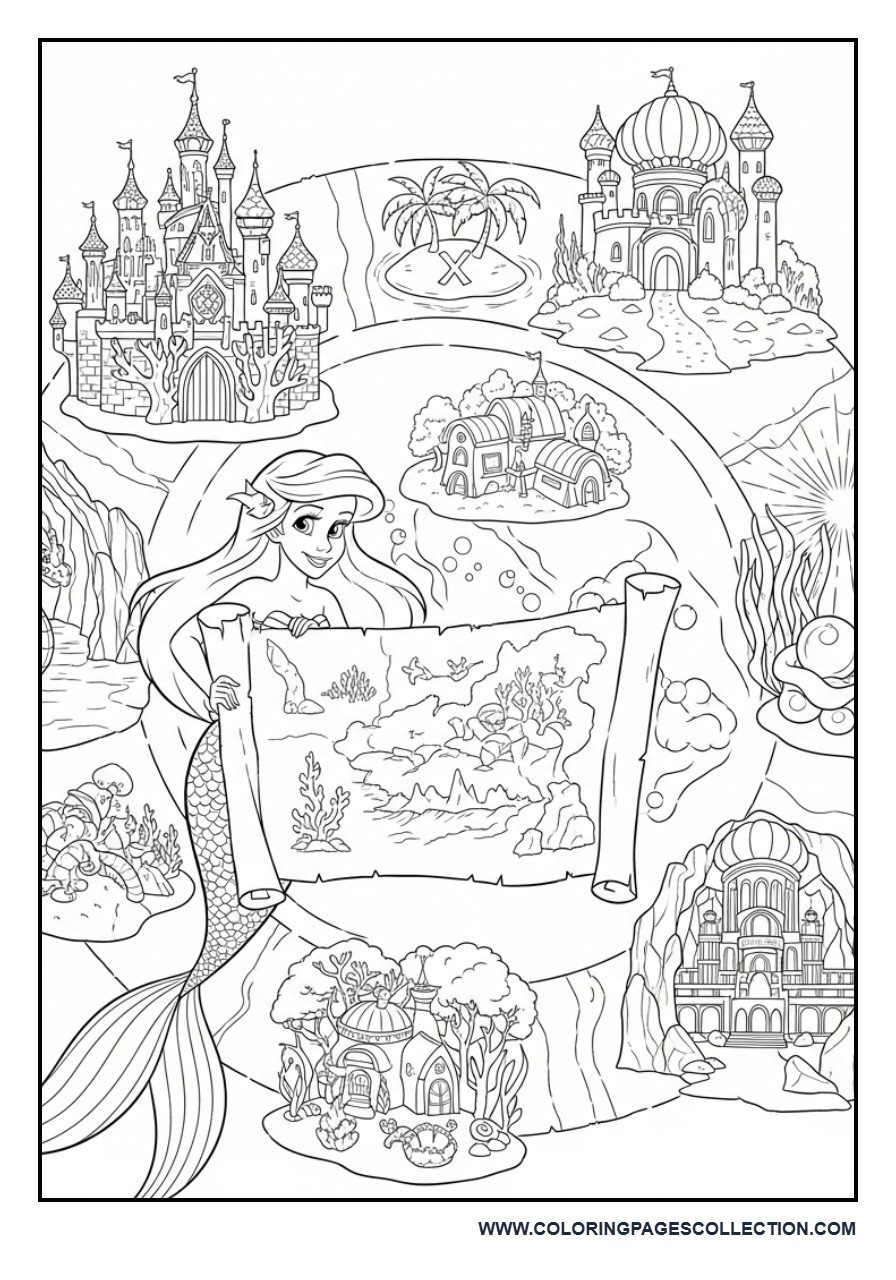 Ariel's Grand Ocean Adventure Map