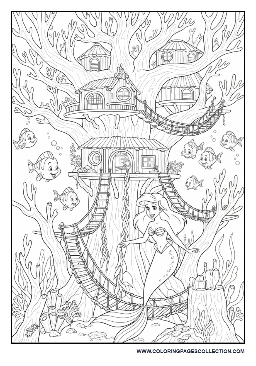 Ariel's Secret Mermaid Treehouse