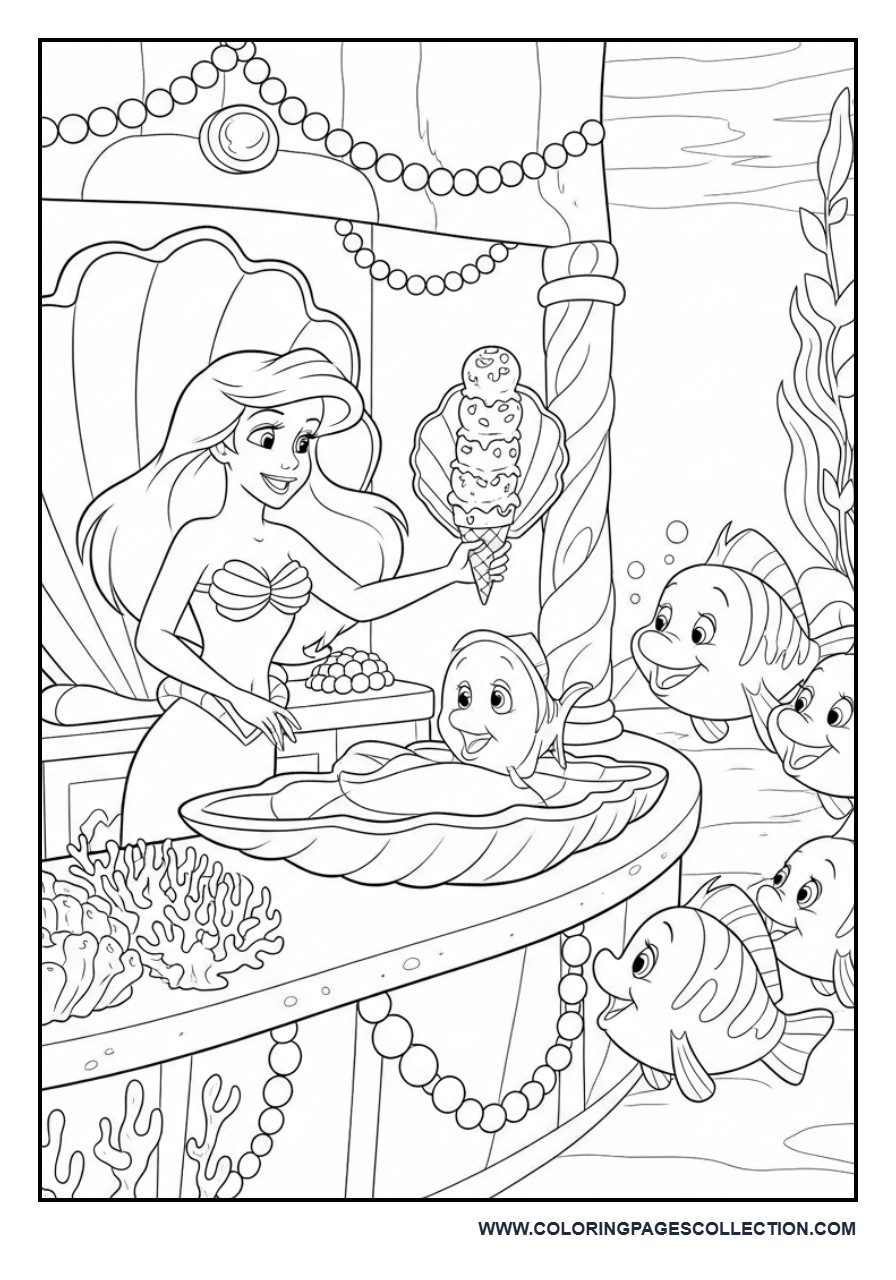 Ariel's Underwater Ice Cream Shop