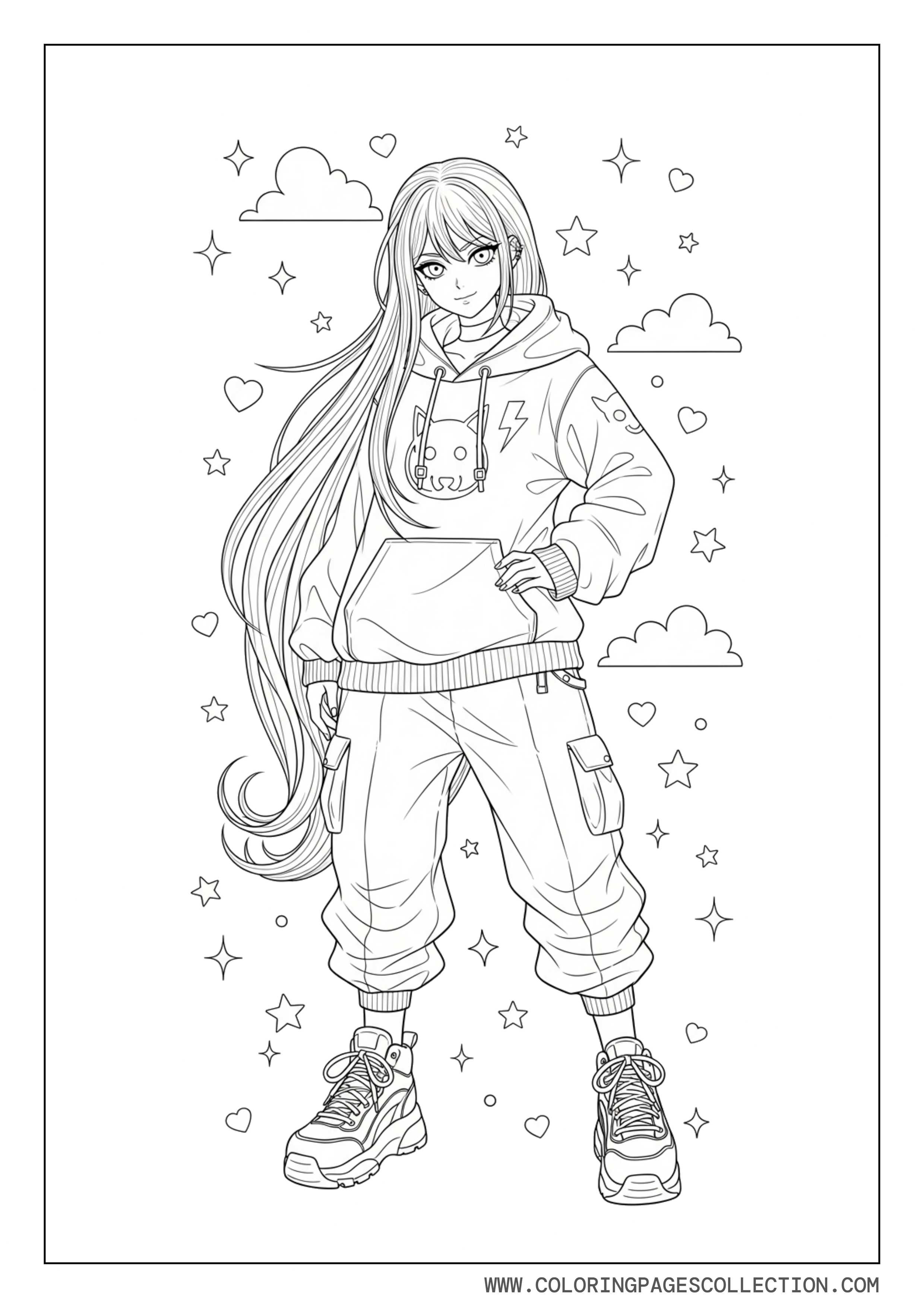 Anime Style Baddie Girl