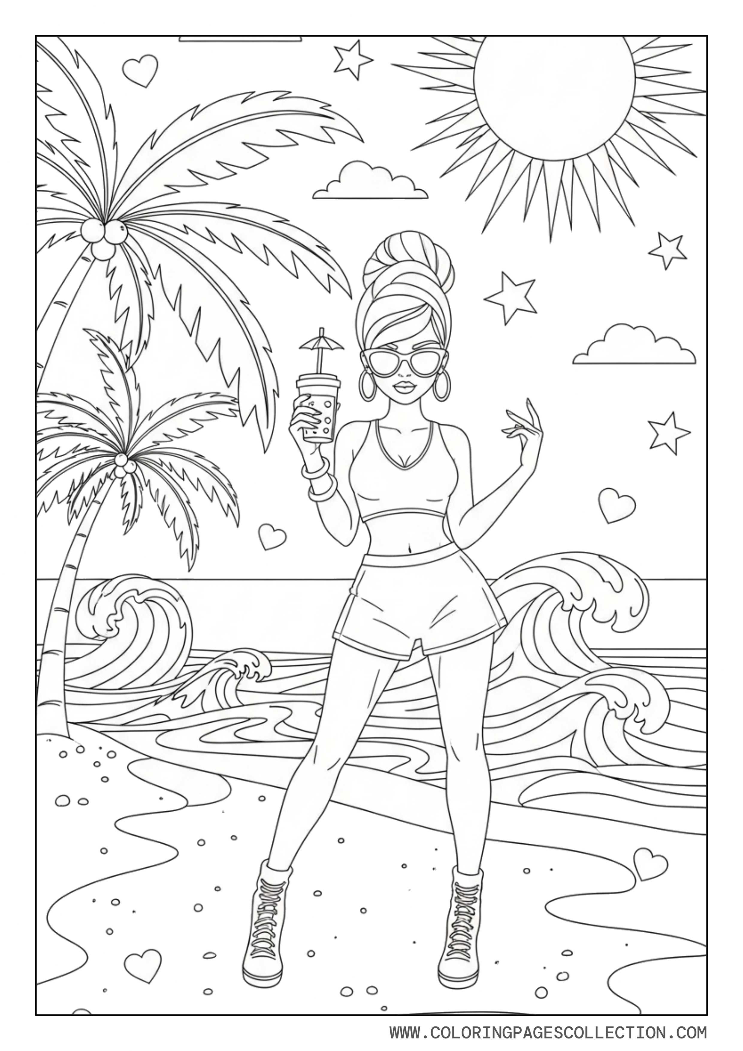 Baddie Beach Party Scene