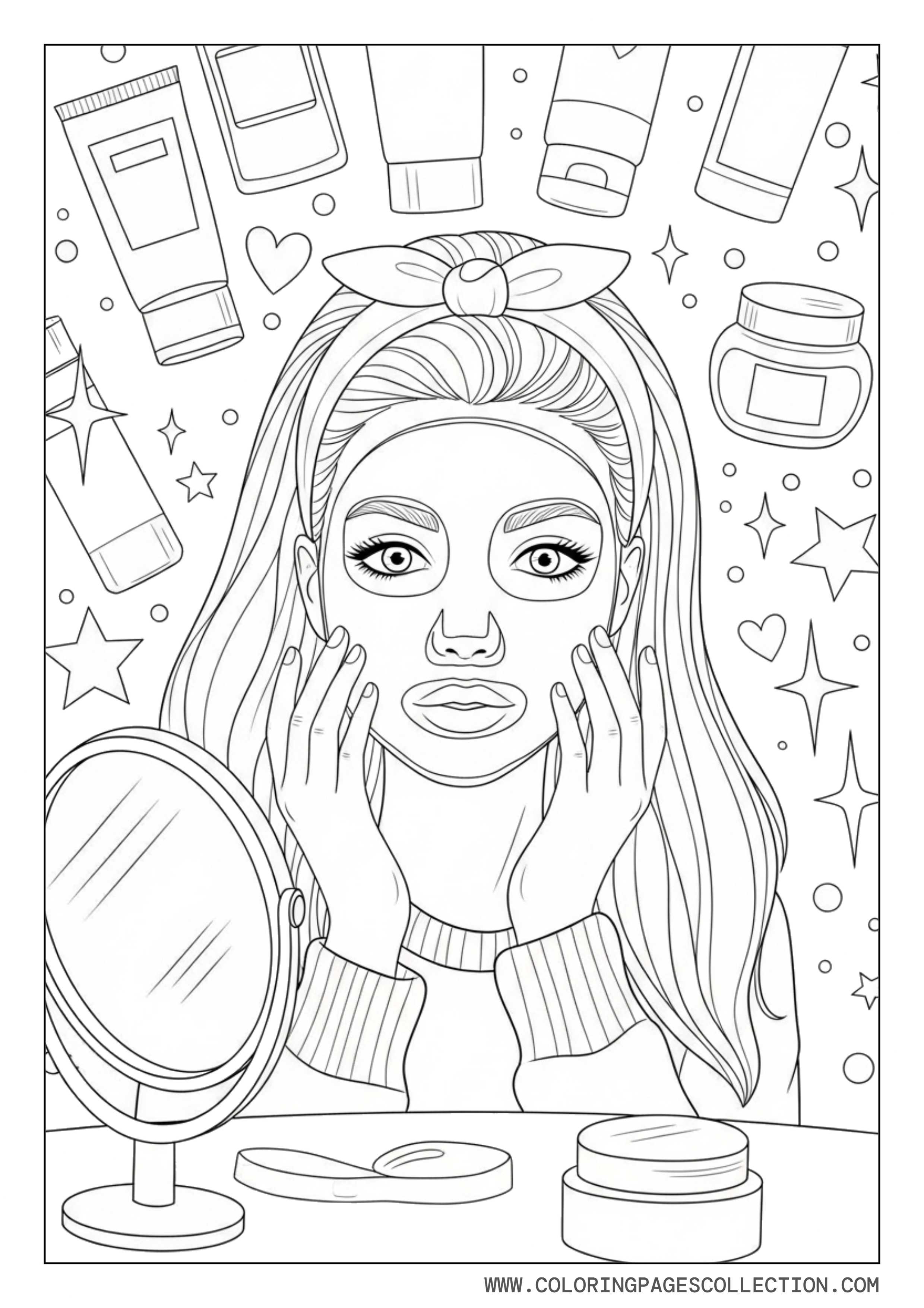 Baddie Doing Skincare Routine