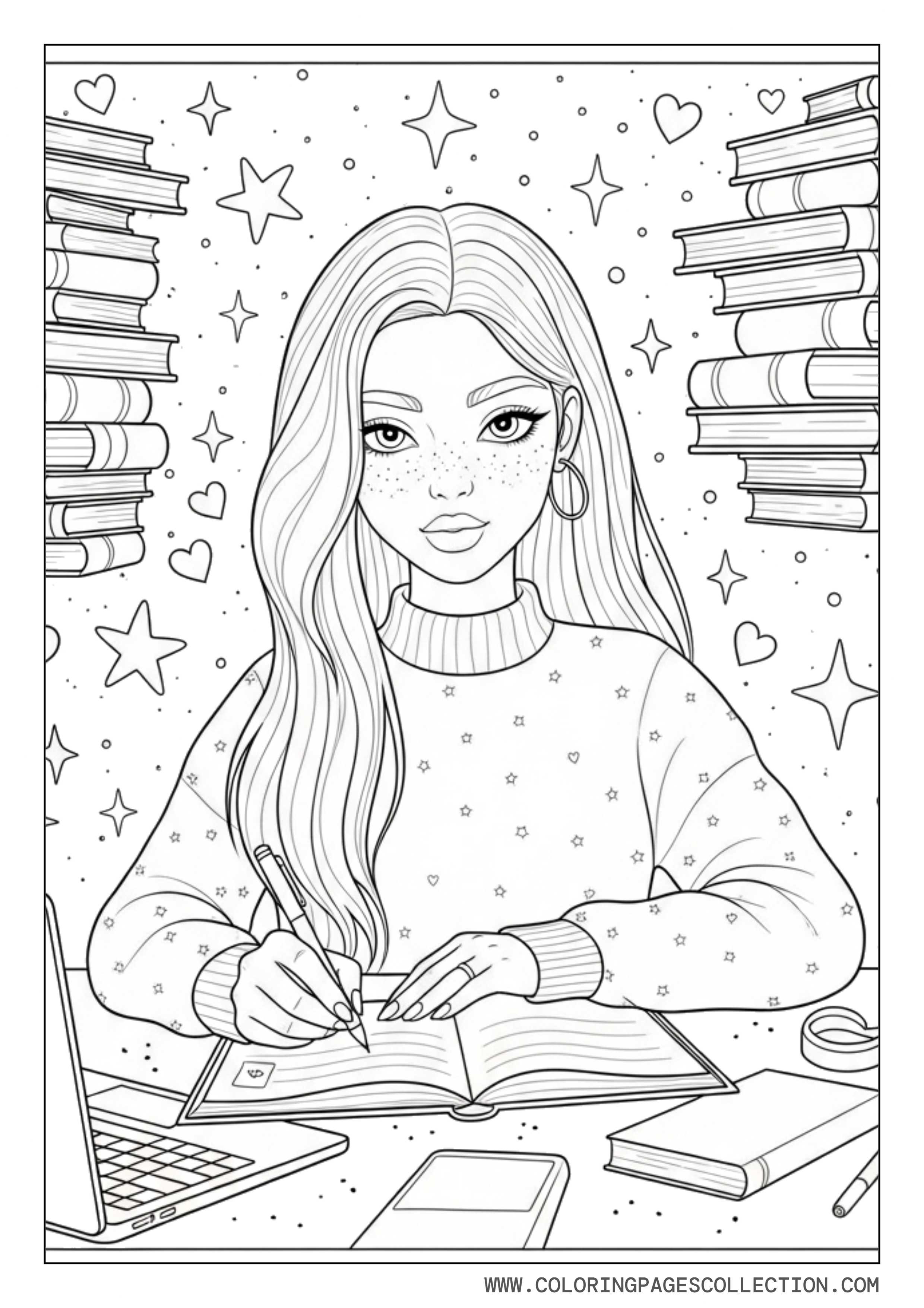 Baddie Girl Study Desk