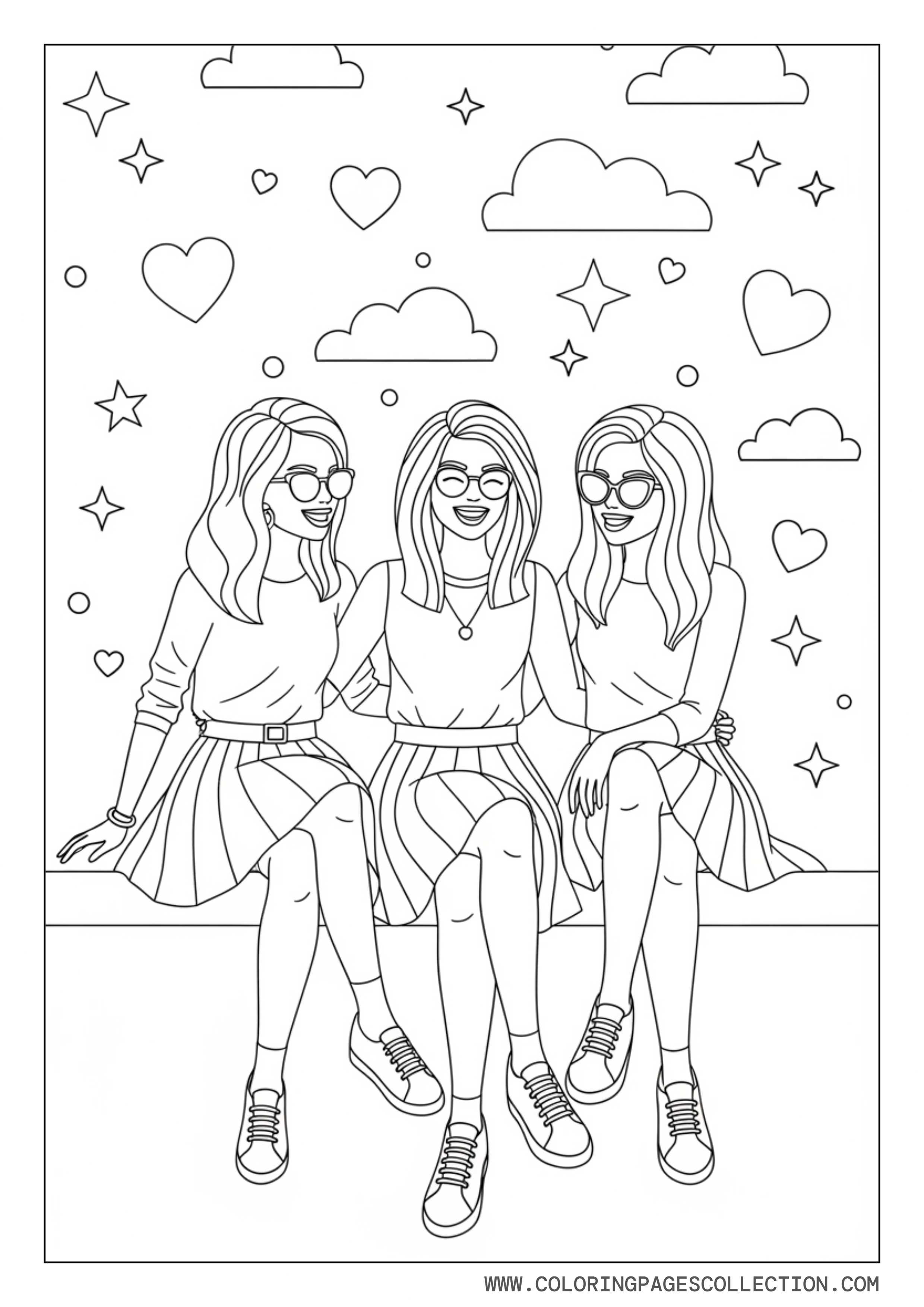 Baddie Girls Hanging Out Together