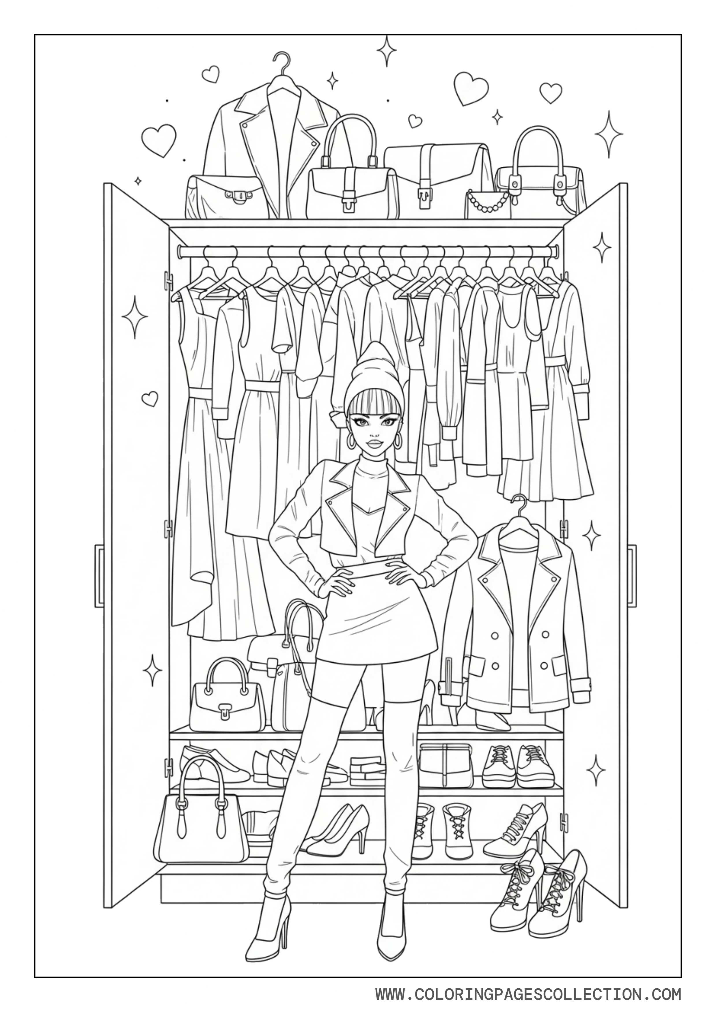 Baddie Wardrobe Closet Scene