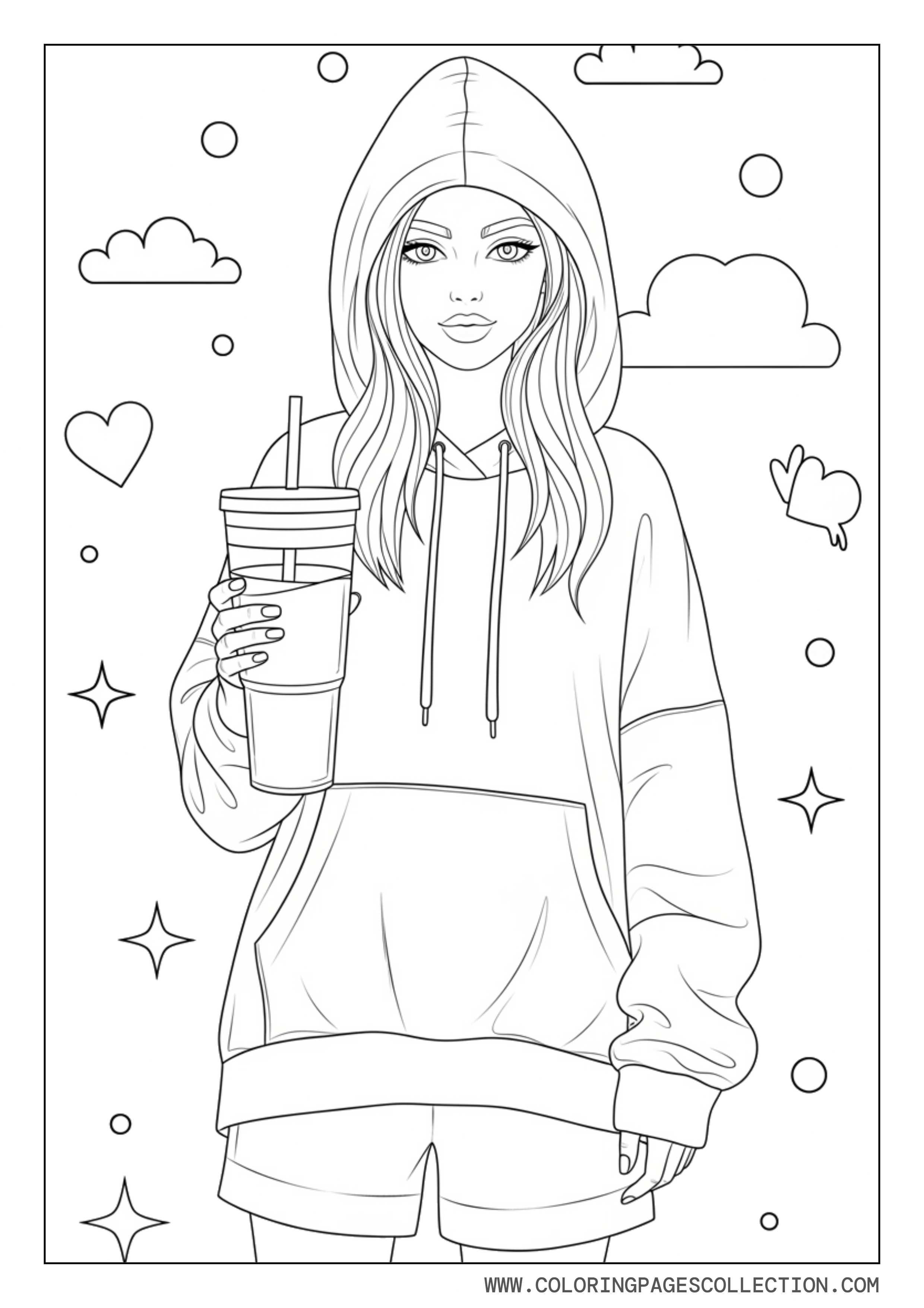 Baddie with Stanley Cup