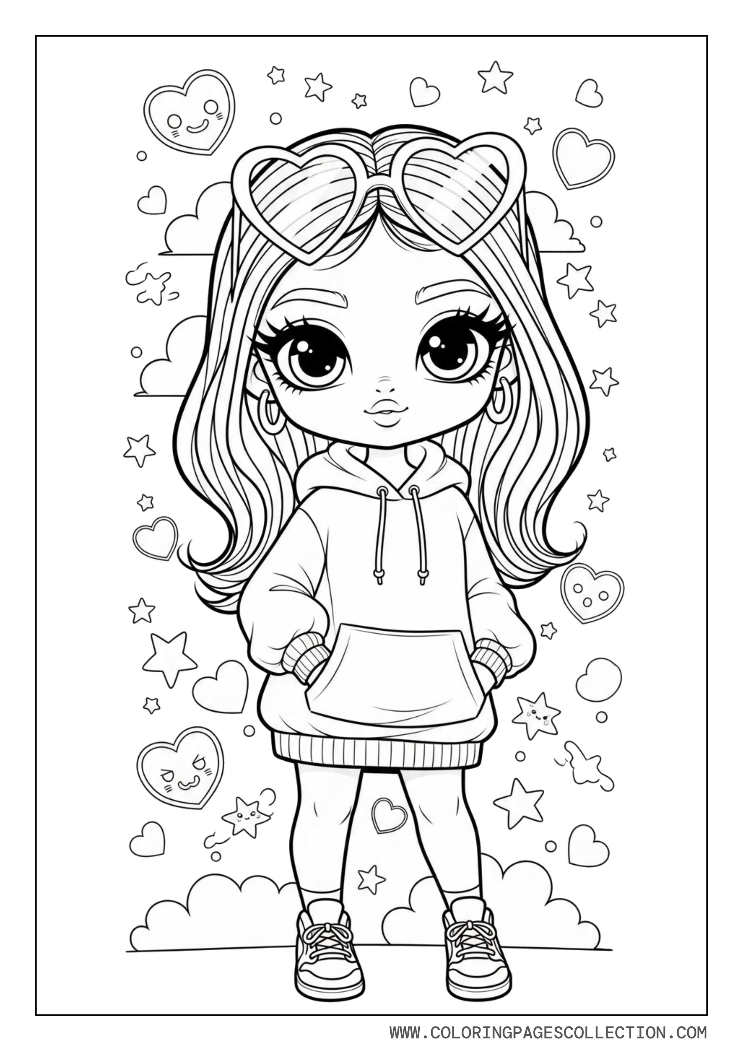 Chibi Style Baddie Girl